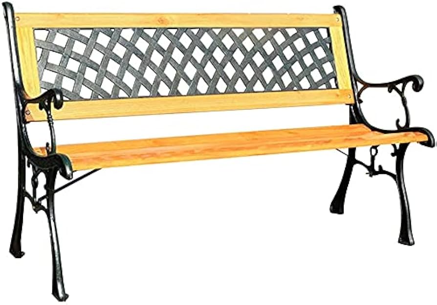 Amazon.com: HHHJQFAAT Park Garden Terrace Benches Outdoor